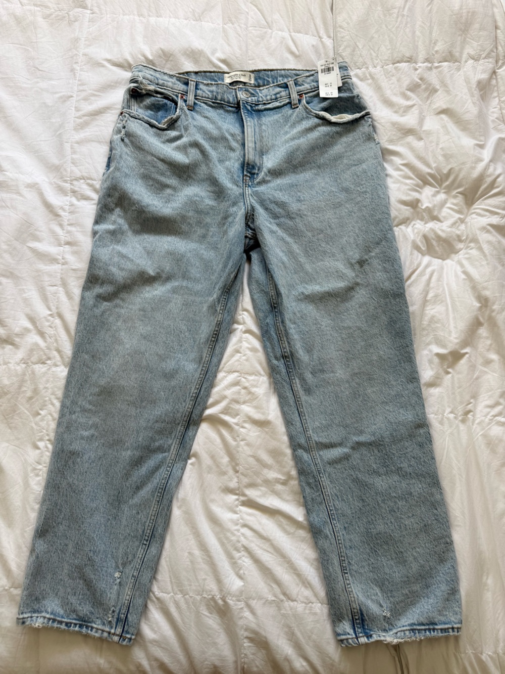 Abercrombie & Fitch Light Wash Blue Men's Jeans